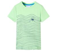 T-shirt pour enfants vert néon 128 vidaXL