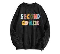 T-shirt pour enseignant pour femme, t-shirt pour le premier jour d'école, tenue d'enseignant pour la rentrée scolaire, vacances, anniversaire, haut graphique, Noir , S