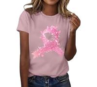 T-shirt pour femme avec imprimé flamant rose et détails pailletés - Haut d'été décontracté avec motif d'oiseau tropical - Haut ludique pour un look joyeux, Style_w03 Rose vif, S