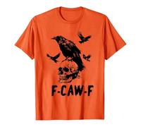 T-shirt pour femme avec imprimé lettre anglaise, manches courtes, col rond, haut basique pour les loisirs et les affaires, Orange, 3XL