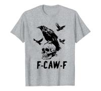 T-shirt pour femme avec imprimé lettre anglaise, manches courtes, col rond, haut basique pour les loisirs et les affaires, gris, M
