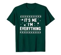 T-shirt pour femme avec imprimé lettre anglaise, manches courtes, col rond, pour un look décontracté tendance, Vert foncé., XXL