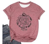 T-shirt pour femme avec inscription amusante du jardinier - Easily Distracted by Garden Stuff Haut | T-shirt amusant pour les amateurs de jardin comme idée cadeau, Style_v03 Rose, M