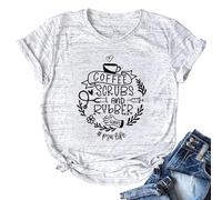 T-shirt pour femme avec inscription amusante du jardinier - Easily Distracted by Garden Stuff Haut | T-shirt amusant pour les amateurs de jardin comme idée cadeau, Style_v04 Blanc, XL