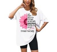 T-shirt pour femme avec inscription « Soins de la poitrine et vos seins », Blanc., XXL