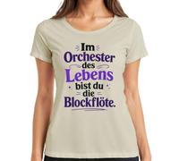 T-shirt pour femme « Im Orchester des Lebens bist du die Statement
