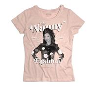 T-shirt pour femme La Tata The Nanny Fashion Academy Francesca Cacace/Fran Fine série TV Années 90 - Ligne Vintage - Coton biologique 140 g/m², rose, Medium