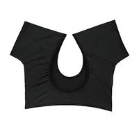 T-shirt pour femme - Résistant à la transpiration - Respirant - Super absorbant - Anti-transpiration - Col en V - Haut bandage pour femme, Noir , M