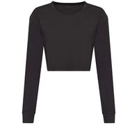 Just Ts T-Shirt Court à Manches Longues Femme Col Rond Jersey