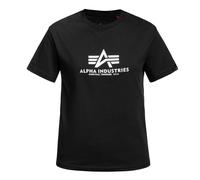 T-Shirt pour femmes Basic Big Logo Puff Print Alpha Industries - Black S