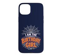 T-Shirt pour fête d'halloween « I'm The Birthday Girl Web Spider » Coque pour iPhone 15 Plus