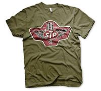 T-Shirt Pour Homme Avec Emblème De Piston STP Officiellement Licencié