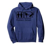 T-Shirt pour Homme avec Inscription « Divorce Problem Solved Funny Ex-Wife » Sweat à Capuche
