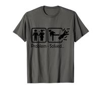 T-shirt pour homme avec inscription « Divorce Problem Solved Funny Ex-Wife » T-Shirt