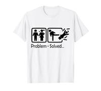 T-shirt pour homme avec inscription « Divorce Problem Solved Funny Ex-Wife » T-Shirt