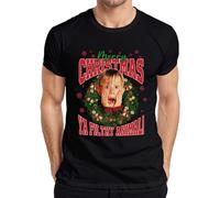 T-shirt pour homme avec inscription « Merry Christmas Ya Filthy Animal Kevin McCallister », Noir , L