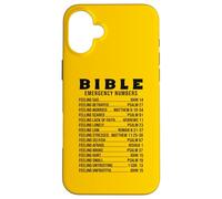 T-Shirt pour Homme et Femme avec Citations de la Bible Urgence Coque pour iPhone 16 Plus