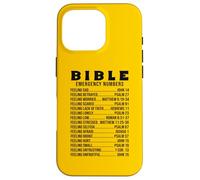 T-Shirt pour Homme et Femme avec Citations de la Bible Urgence Coque pour iPhone 16 Pro