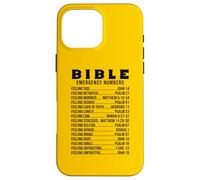 T-Shirt pour Homme et Femme avec Citations de la Bible Urgence Coque pour iPhone 16 Pro Max