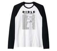T-Shirt pour Homme et Femme avec Citations de la Bible Urgence Manche Raglan
