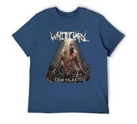 T-shirt pour homme Extreme Metal Music, Brutal Deathcore Graphic Tee, Dark Album Art Style, Black Band Inspired Apparel, Style marine, 5XL
