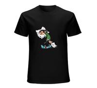 T-shirt pour homme Feel Soft Sleepy Special T-shirt Gaston Lagaffe Comics Design Idée cadeau T-shirt Stuff Style classique, Noir , L
