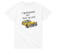 T-shirt pour homme « I Survived My Trip to NYC », blanc, S