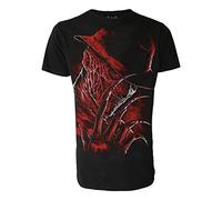 T-shirt pour homme inspiré du film d'horreur Freddy Krueger Nightmare On Elm Street - Noir - Large