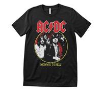 T-Shirt Pour Homme Officiellement Licencié AC/DC - Highway To Hell Tournée 1979