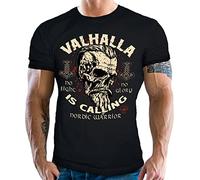 T-shirt pour homme pour les fans de Viking Nordmann Keltic : Walhalla is calling, Warrior, 5XL