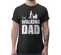 T-Shirt pour Homme The Walking Dad Cadeaux pour Hommes (as4, Alpha, m, Regular, Regular, Noir)
