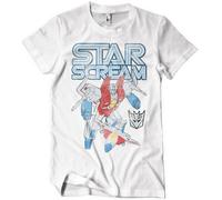 T-Shirt Pour Homme Transformers Starscream Lavé Tailles S-2XL