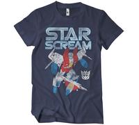T-Shirt Pour Homme Transformers Starscream Lavé Tailles S-2XL