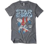 T-Shirt Pour Homme Transformers Starscream Lavé Tailles S-2XL