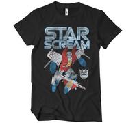 T-Shirt Pour Homme Transformers Starscream Lavé Tailles S-2XL