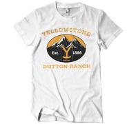 T-Shirt Pour Homme Yellowstone Dutton Ranch Montana - Est 1883 Tailles S-XXL