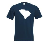 T-Shirt Pour Hommes De L'État Américain De Caroline Du Sud Imprimé Design