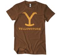 T-Shirt Pour Hommes Officiellement Licencié Yellowstone Tailles S-XXL