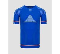 X-Bionic Invent 4.0 Patriot Running Shirt Short Sleeves Men Polo Men's, France, L