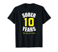 T-shirt pour la récupération des alcools 10 ans de sobre T-Shirt