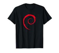 T-shirt pour les amoureux de Linux, Debian Spiral Logo Open Source Os T-Shirt