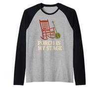 T-Shirt pour Orchestre à Cordes Bluegrass Jam Banjo Picker Folk Musician Manche Raglan