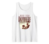 T-shirt pour ordinateur portable Work Anywhere Beach - Remote Vibes Débardeur