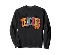 T-Shirt pour Professeur d'halloween - Motif fantôme et Chauve-Souris - Coloré Sweatshirt