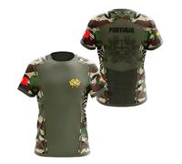 T-shirt pour supporter du Portugal 2026 - Drapeau national - Impression 3D - Respirant - Séchage rapide - Sport décontracté - Pour homme et femme et enfant, 12 #, M