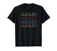 T-shirt prénom Mahler Mon t-shirt personnalisé nommé T-Shirt