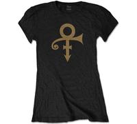 T-shirt Prince Symbol Womens Noir S