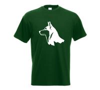 T-Shirt Profil De Tête Husky Imprimé Funshirt Design