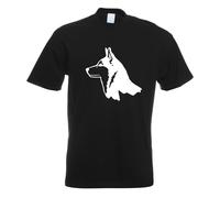 T-Shirt Profil De Tête Husky Imprimé Funshirt Design