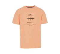 Protest Andros Short Sleeve T-shirt Orange M Homme